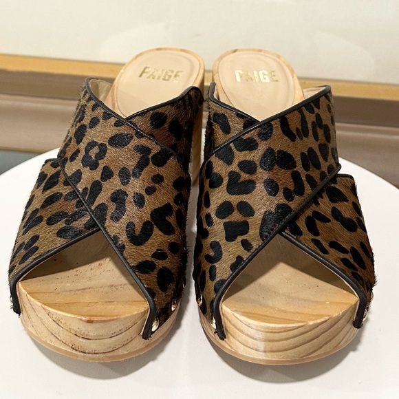 🌸PAIGE🌸 Jules Genuine Calf Hair Mule Size: 6 - Picture 5 of 13